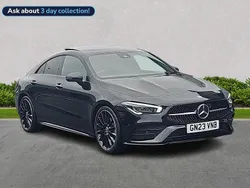 Black Used 2023 Mercedes CLA180 AMG Line Premium Plus Sedan | £30,489 (A bit pricey)