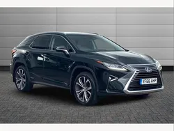 Black Used 2017 Lexus RX450h Luxury Line SUV | £19,395 (Fair price)
