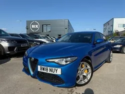 Blue Used 2018 Alfa Romeo Giulia Saloon Veloce Sedan | £18,756 (Fair price)