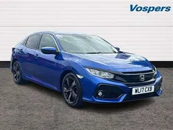 Blue Used 2017 Honda Civic SR Hatchback | £11,990 (Fair price)