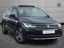 Blue Used 2021 VW Tiguan Elegance SUV | £21,697 (Fair price)