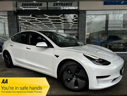 White Used 2021 Tesla Model 3 Standard Range Plus Sedan | £14,325 (Fair price)