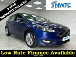 Blue Used 2016 Ford Focus Zetec Hatchback | £8,295 (Fair price)