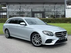Silver Used 2020 Mercedes E220 AMG line Estate | £24,940 (Fair price)