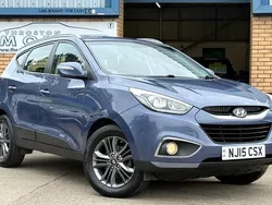 Blue Used 2015 Hyundai ix35 SE SUV | £3,495 (Fair price)