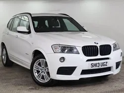White Used 2013 BMW X3 M Sport SUV | £6,075 (Good price)