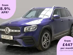Blue Used 2022 Mercedes GLB200 AMG line SUV | £29,214 (Fair price)