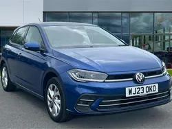 Reef blue metallic Used 2023 VW Polo Style Hatchback | £17,121 (Fair price)