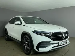 White Used 2022 Mercedes EQA350 AMG line SUV | £21,299 (Fair price)