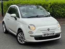 White Used 2014 Fiat 500 Lounge Hatchback | £4,295 (Good price)