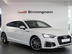 White Used 2021 Audi A5 S-Line Coupe | £24,950 (A bit pricey)