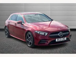 Patagonia red Used 2021 Mercedes A35 AMG Executive Hatchback | £22,883 (Super price)