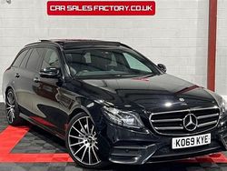 Black Used 2020 Mercedes E220 AMG line Estate | £20,095 (Fair price)