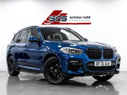 Blue Used 2021 BMW X3 M Sport SUV | £29,495 (Good price)