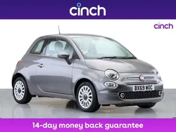 Grey Used 2019 Fiat 500 Lounge Hatchback | £7,849 (Fair price)