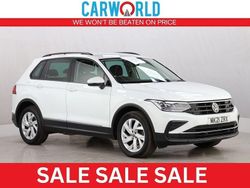 White Used 2021 VW Tiguan Life SUV | £16,400 (Fair price)