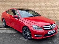 Red Used 2014 Mercedes C220 Sport Edition Coupe | £7,990 (Super price)