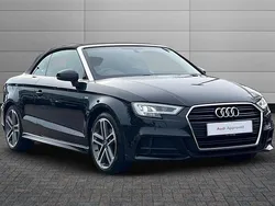 Mythos black Used 2019 Audi A3 Cabriolet S-Line Cabriolet | £20,995 (A bit pricey)