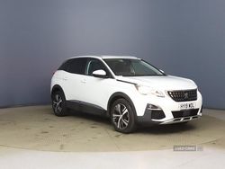White Used 2019 Peugeot 3008 Allure Hatchback | £11,990 (Fair price)