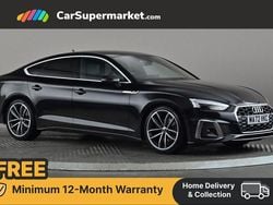 Black Used 2022 Audi A5 S-Line Coupe | £24,897 (Fair price)