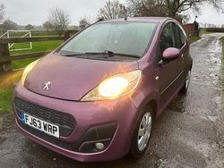 Purple Used 2013 Peugeot 107 Active Hatchback | £2,200 (Fair price)