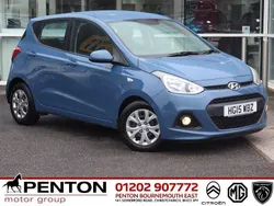 Blue Used 2015 Hyundai i10 SE Hatchback | £6,790 (Fair price)