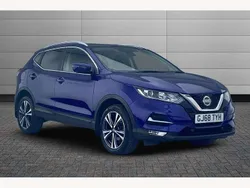 Ink blue Used 2018 Nissan Qashqai N-Connecta SUV | £11,290 (Good price)