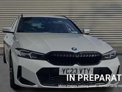 Mineral white metallic Used 2023 BMW 320 M Sport Estate | £30,197 (A bit pricey)