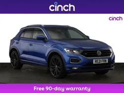 Blue Used 2021 VW T-Roc R-line SUV | £20,799 (Fair price)
