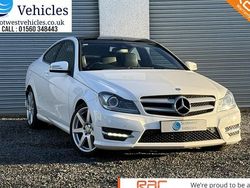 White Used 2015 Mercedes C220 Sport Edition Coupe | £7,490 (Super price)