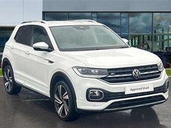 Pure white Used 2022 VW T-Cross R-line SUV | £20,007 (Fair price)
