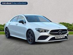 White Used 2022 Mercedes CLA180 AMG Line Premium Sedan | £25,250 (Fair price)