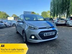 Silver Used 2014 Hyundai i10 SE Hatchback | £3,490 (Fair price)