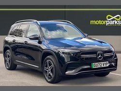 Black Used 2022 Mercedes EQB350 AMG line SUV | £25,500 (Fair price)