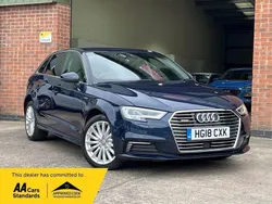 Blue Used 2018 Audi A3 Sportback e-tron Advanced Sedan | £10,895 (Good price)