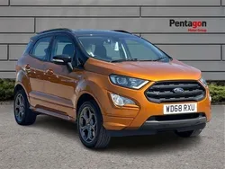 Orange Used 2018 Ford Ecosport ST-Line SUV | £10,495 (Fair price)