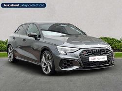 Grey Used 2024 Audi S3 Black Edition Hatchback | £36,422 (Fair price)