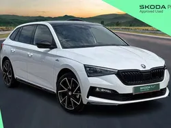 White New 2024 Skoda Scala Monte Carlo Hatchback | £22,200 (Good price)
