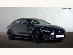 Portofino blue Used 2019 Jaguar XE R-Dynamic Sedan | £18,695 (Fair price)