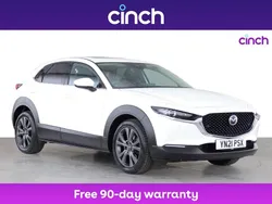 White Used 2021 Mazda CX-30 Inclusive SUV | £16,399 (A bit pricey)