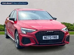 Red Used 2024 Audi A3 Black Edition Sedan | £28,585 (A bit pricey)