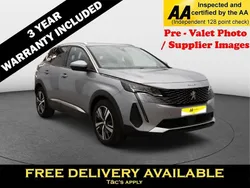 Grey Used 2021 Peugeot 3008 Allure Premium Hatchback | £16,095 (Fair price)
