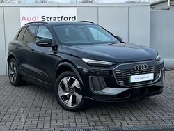 Black Used 2024 Audi Q6 e-tron S-Line SUV | £69,950 (Expensive)