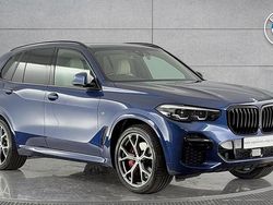 Blue Used 2022 BMW X5 M Sport SUV | £43,990 (Good price)