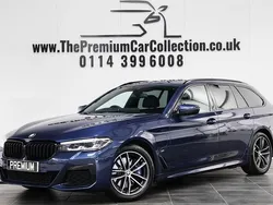 Blue Used 2021 BMW 530e M Sport Estate | £21,480 (Fair price)