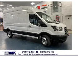White Used 2021 Ford Transit Van | £9,510 (Fair price)