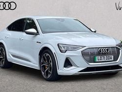 White Used 2021 Audi e-tron Sportback Sport SUV | £33,000 (Good price)