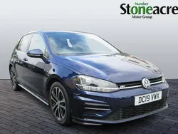 Blue Used 2019 VW Golf VII R-line Hatchback | £16,395 (Fair price)