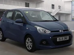 Blue Used 2015 Hyundai i10 SE Hatchback | £4,950 (A bit pricey)