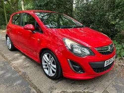 Red Used 2014 Vauxhall Corsa SRi Hatchback | £2,195 (Good price)